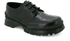 Kids Black School Shoes-Unisex