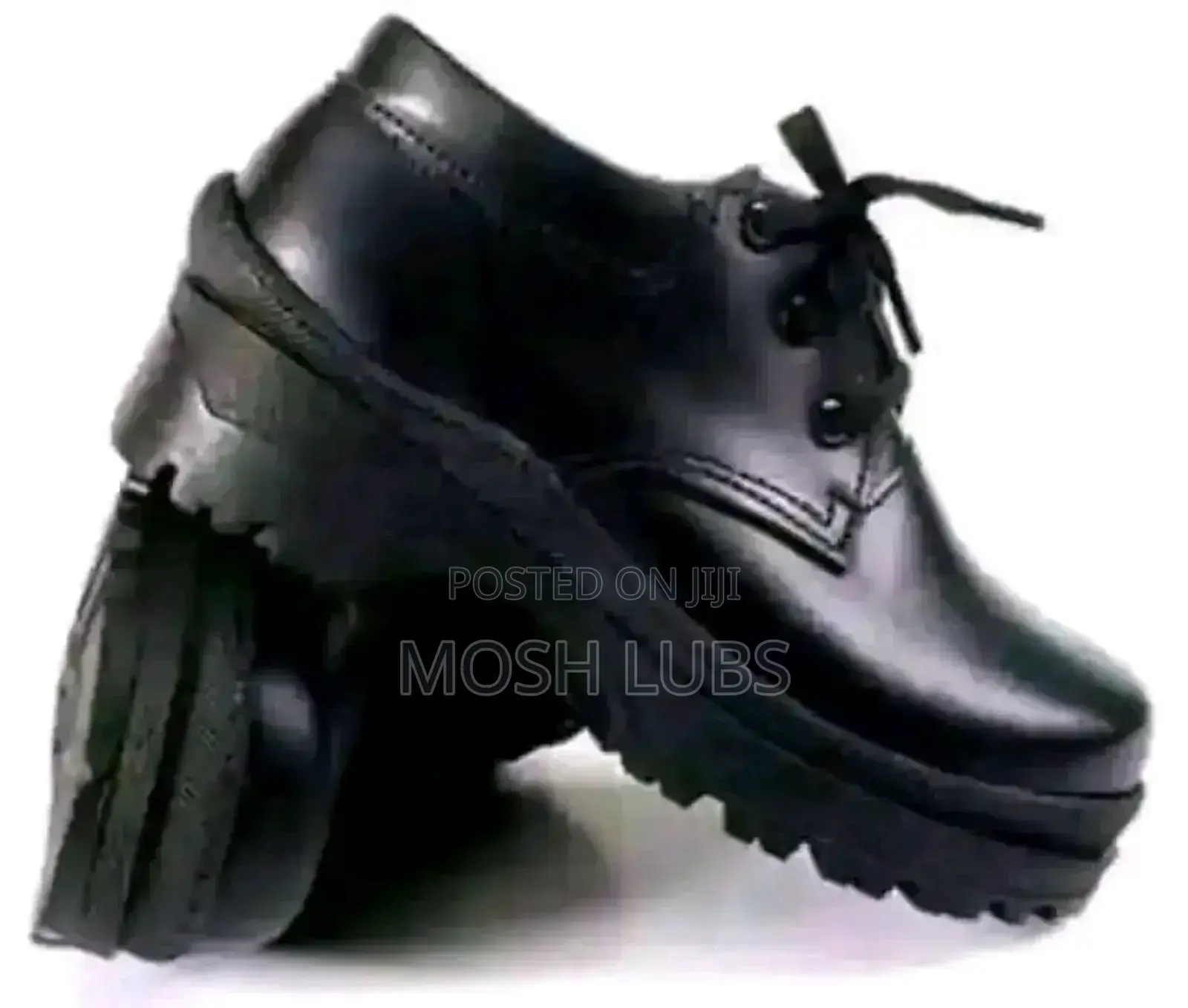 Kids Black School Shoes-Unisex