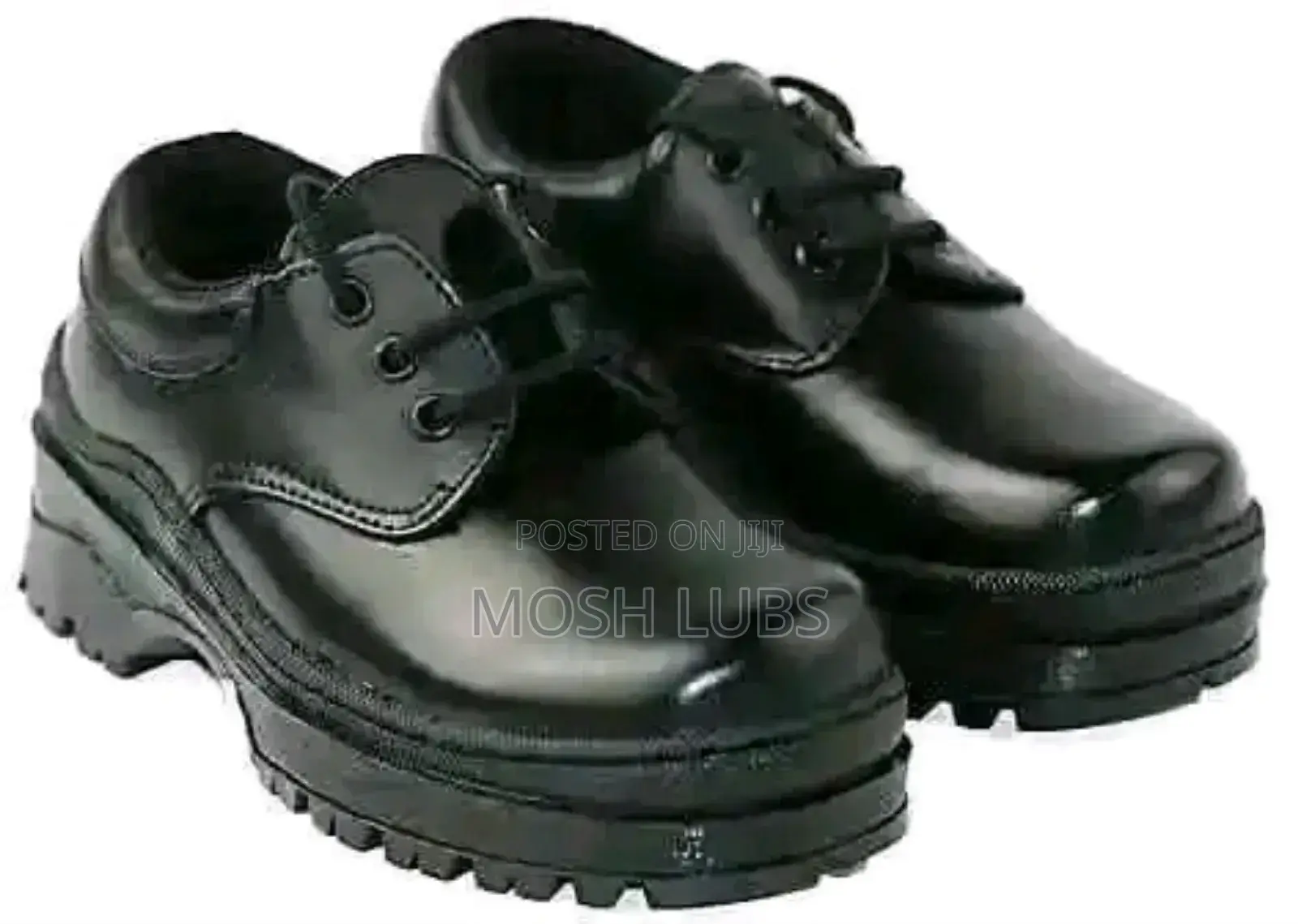 Kids Black School Shoes-Unisex