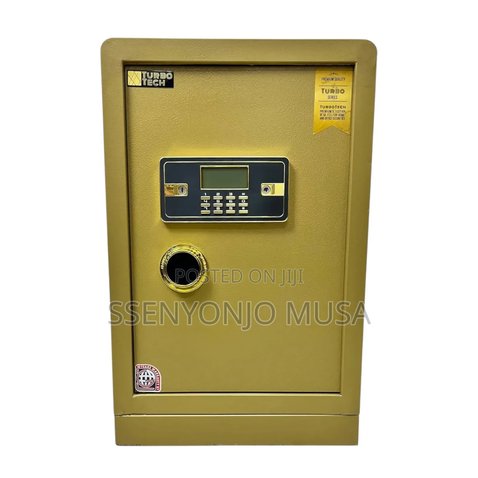 Electric Digital Safe Box Semi-armored With Keylock - Fire Resistant