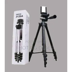 Portable And Foldable Tripod Stand Mobile  And Camera Holder With Bag