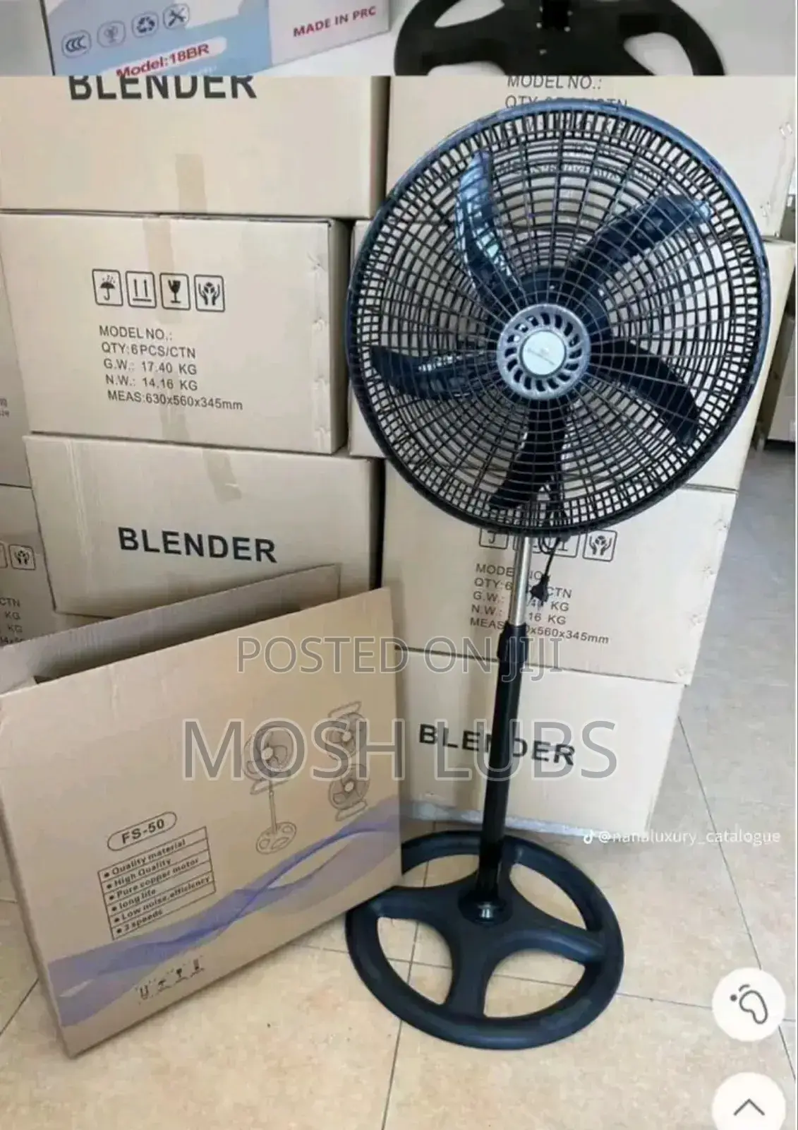 New 18" Floor Standing Fan