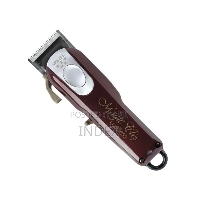 W Wahl Rechargeable Magic Clip Cordless Clipper-Red