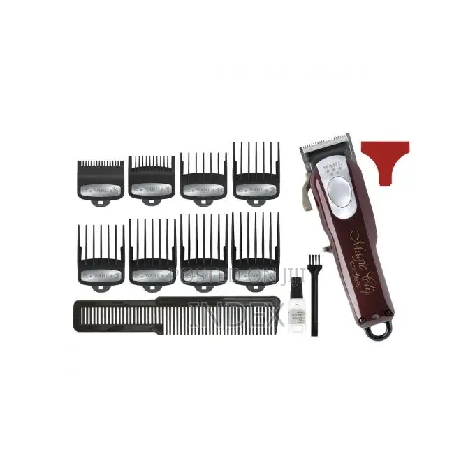 W Wahl Rechargeable Magic Clip Cordless Clipper-Red