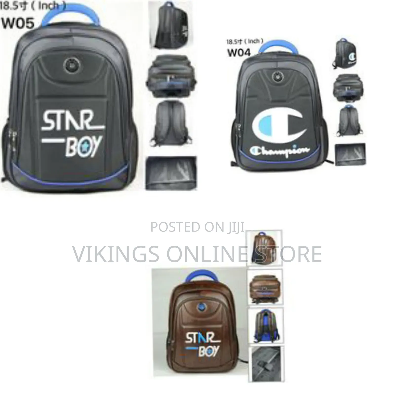 Star Boy Anti Theft Travel Laptop Student Bookbag Backpack Bag18.5inch
