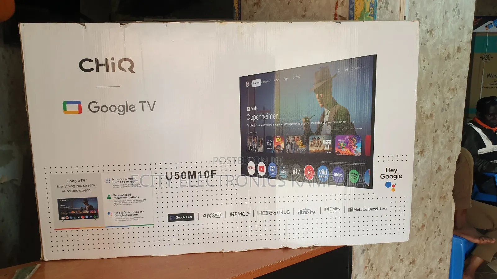 Boxed Tv 50" Inch Chiq
