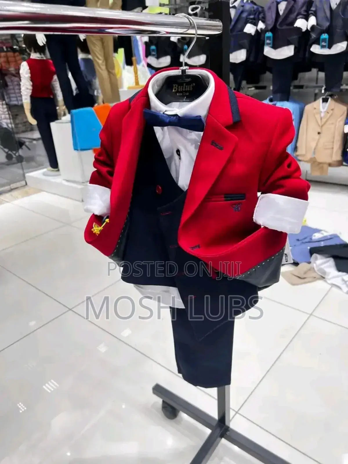 Reddish-Black Suits in 3pc