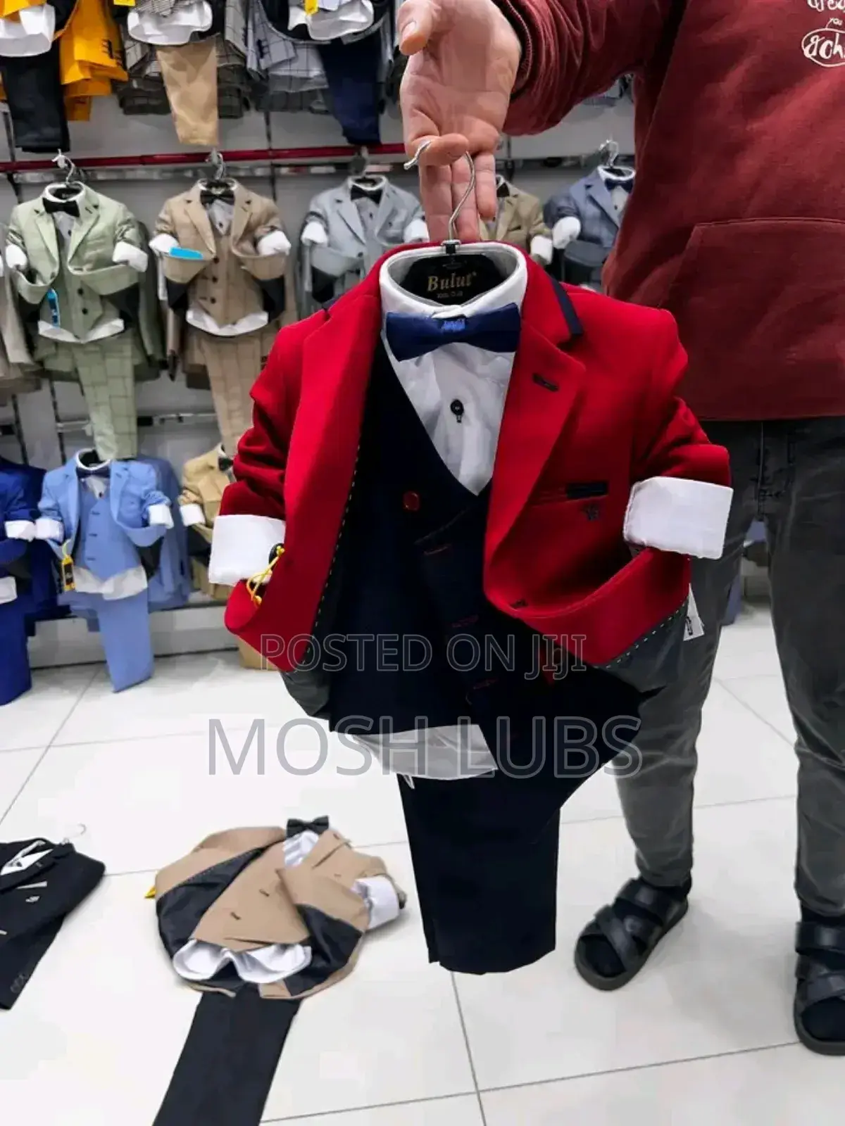 Reddish-Black Suits in 3pc