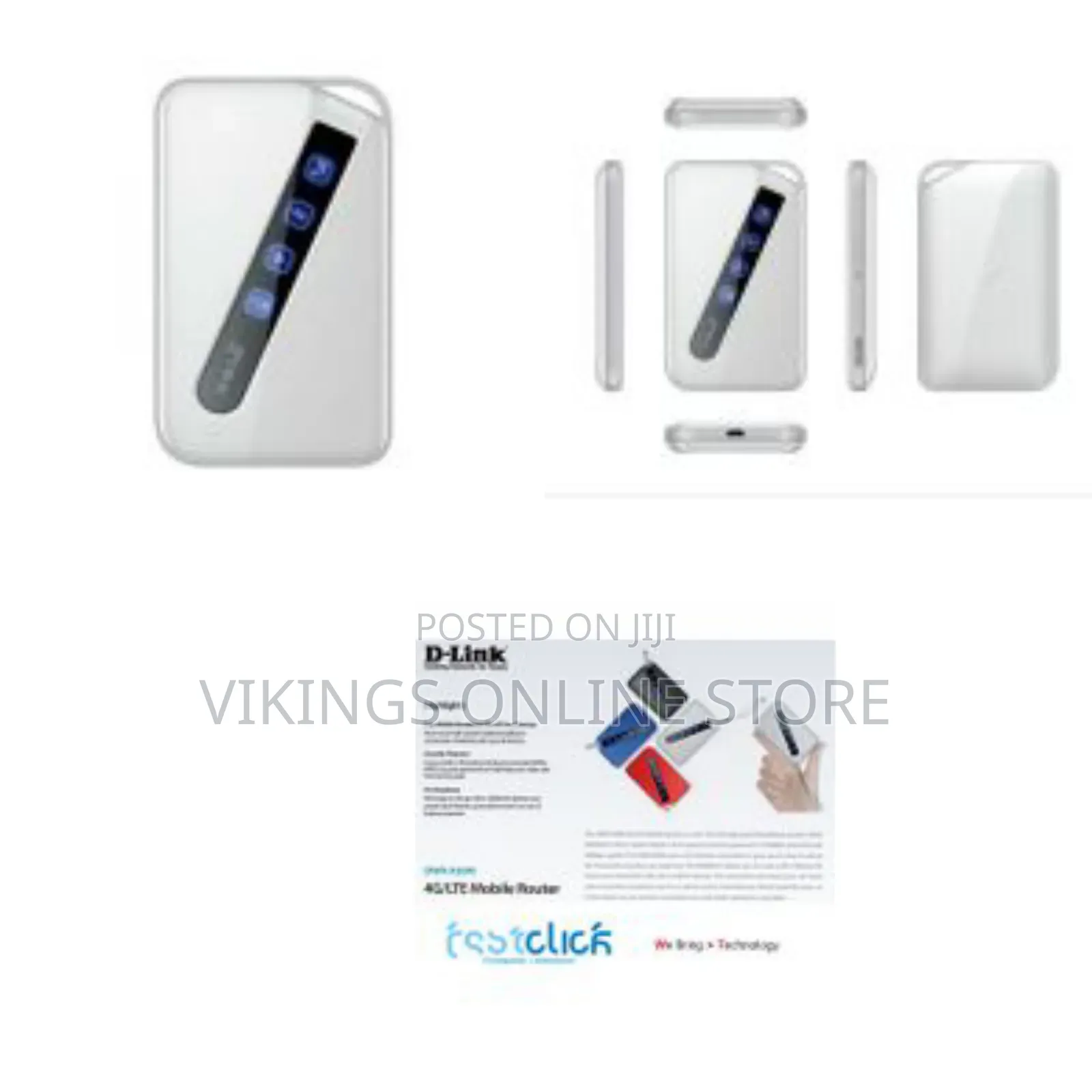 Dlink DWR-930m 4g Lte Mobile Mifi Router (Open Network)- Multicolor