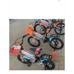 16 Inch Kids Bicycle With Lighting Training Wheels 6 Year Kids And
