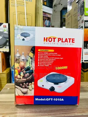 Generic Single Electric Hot Plate, Model GFT-1010a.
