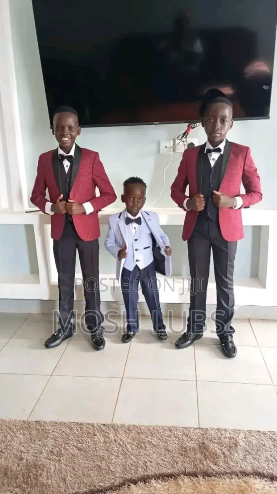 3pcs Kids Italian Suits