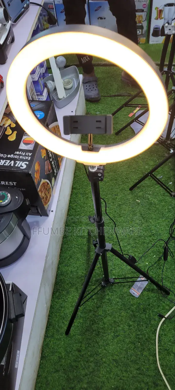 Ring Light With a Stand