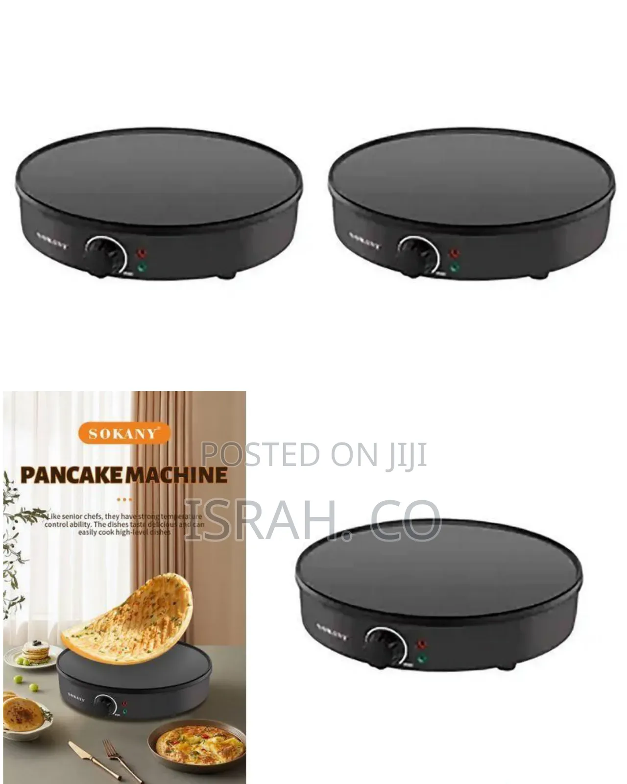 Sokany Electric Barbeque Chapati,Omelets, Pies, Crepe Tortilla Maker
