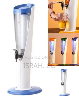 Sleek Modern Beverage Tower / Desktop Drink Dispenser - Multicolor