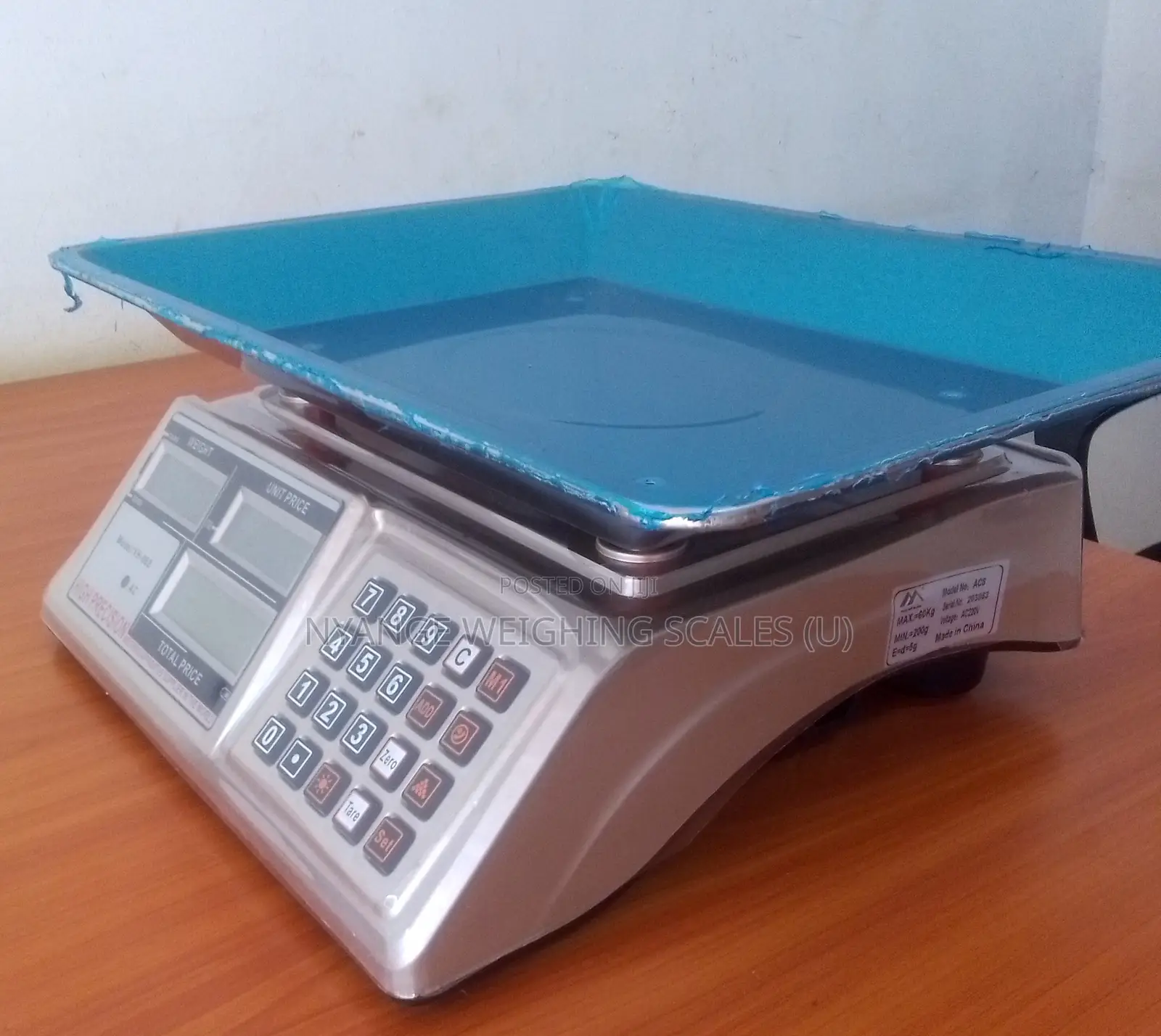 Precision LCD Digital Weighing Scale 60kg Weigh Digital Weighing Scale