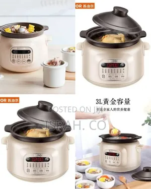 Electric Slow Cooker / Ceramic Stew Pot