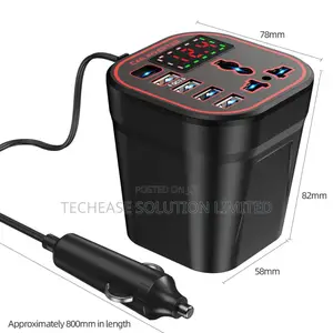 Car Charger 12v24v Conversion 220v Fast Charging High Power Inverter