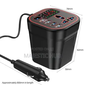 Car Charger 12v24v Conversion 220v Fast Charging High Power Inverter