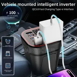 Car Charger 12v24v Conversion 220v Fast Charging High Power Inverter