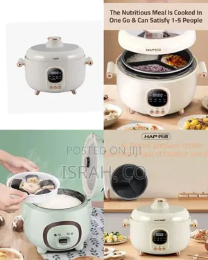 Elegant Multi-Functional Electric Cooker - Multicolor