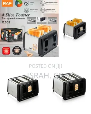 Raf 4-Slice Toaster With Dual Controls