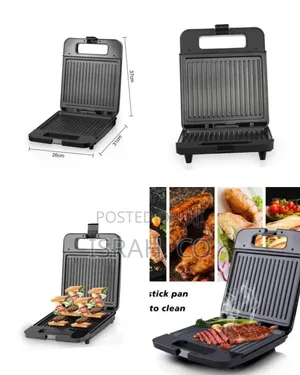 Raf Versatile 2-in-1 Sandwich Maker Indoor Grill