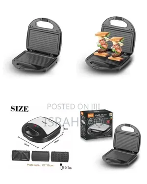 Raf Efficient Non-Stick Electric Sandwich Maker / Grill