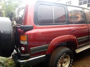Toyota Land Cruiser 80 Wagon 1992 Red