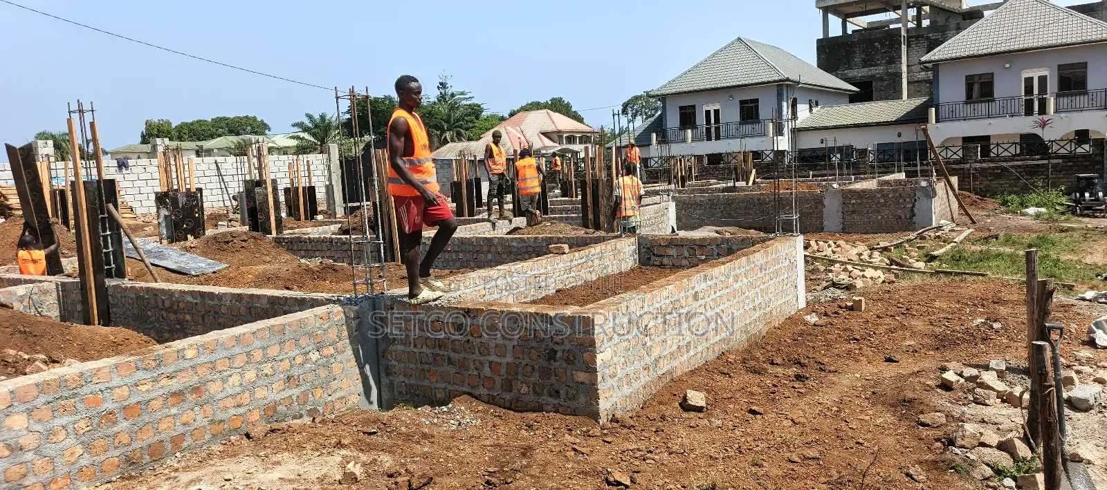 Foundation Brick Work