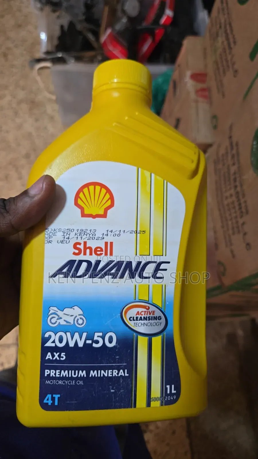 Shell Advance Ax5 20w-50 Motor Engine Oil