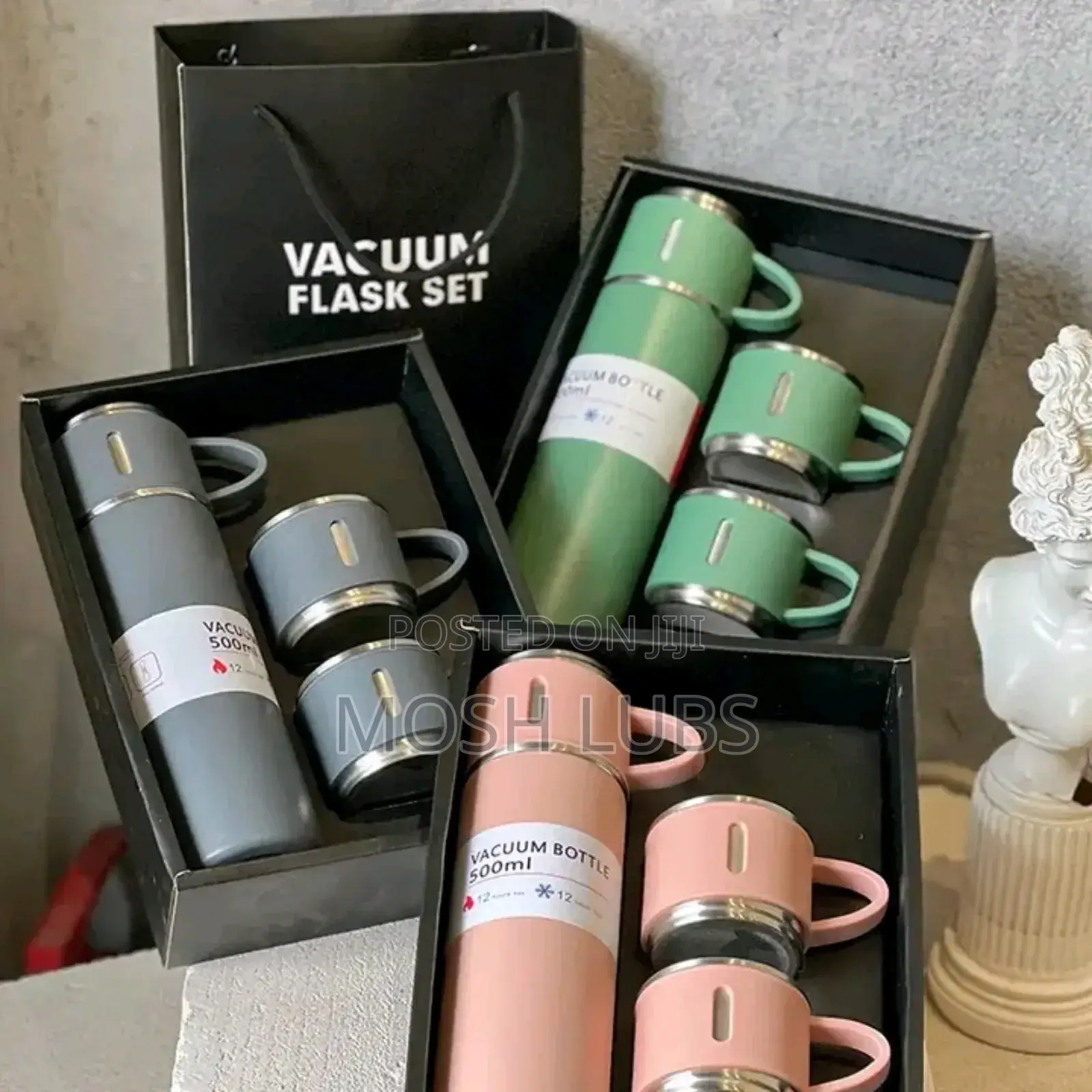 500ml Volume Vacuum Flask Gift Set