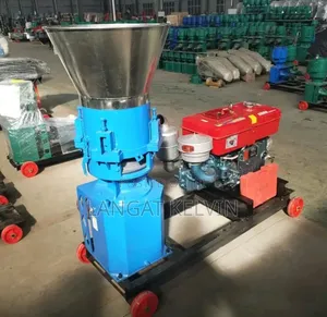 Feed Pellet Making Machine With 24hp Diesel Powered Engine