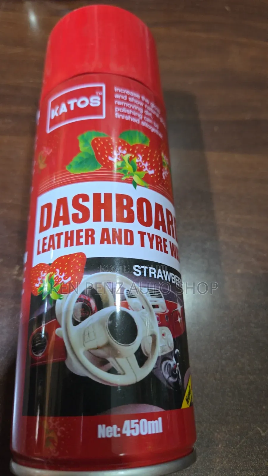 Katosire Dashboard Leather and Tyre Wax ( Strawberry)
