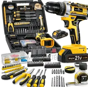 Full Kit of 136pcs of Cordless Electric Drill