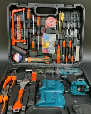136pcs Electric Cordless Drill Set With All Accessories
