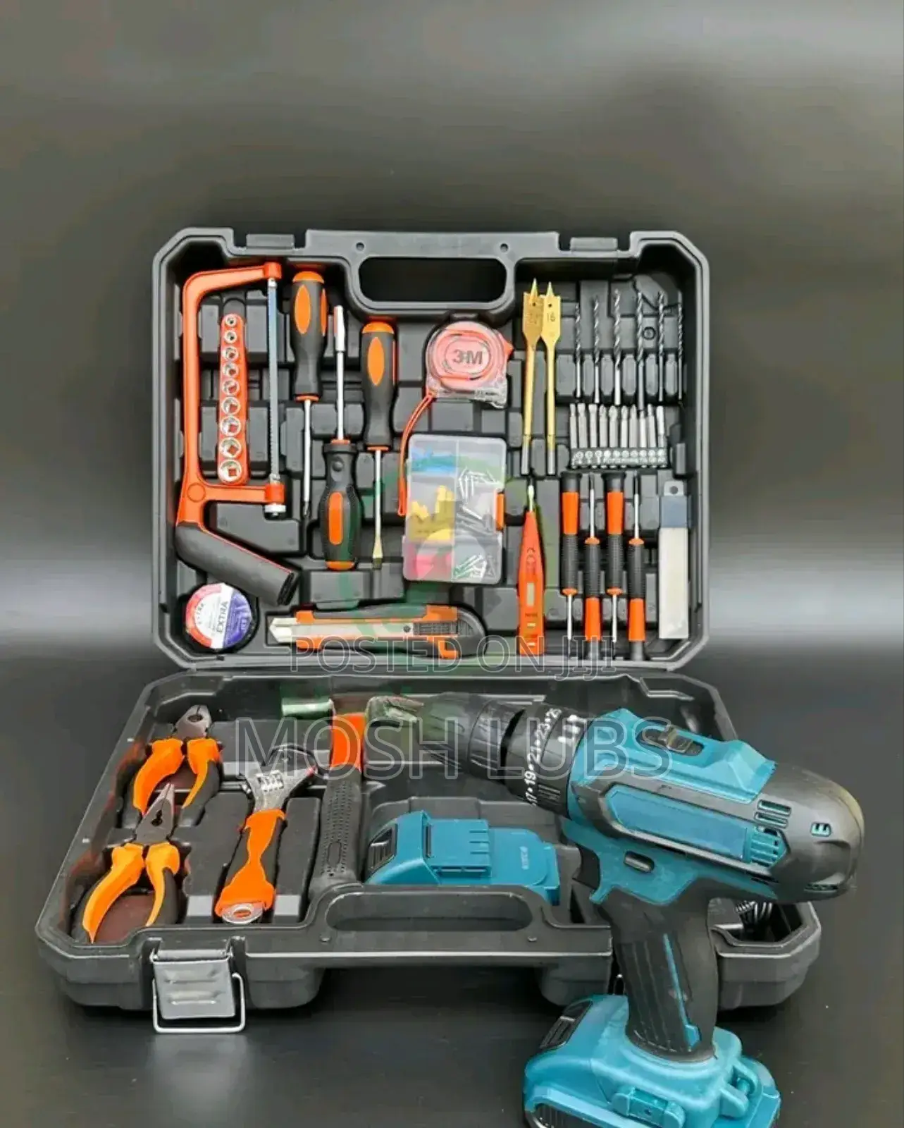 136pcs Electric Cordless Drill Set With All Accessories