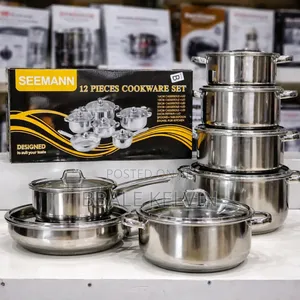 Seemann 12-Piece Stainless Steel Cookware Set