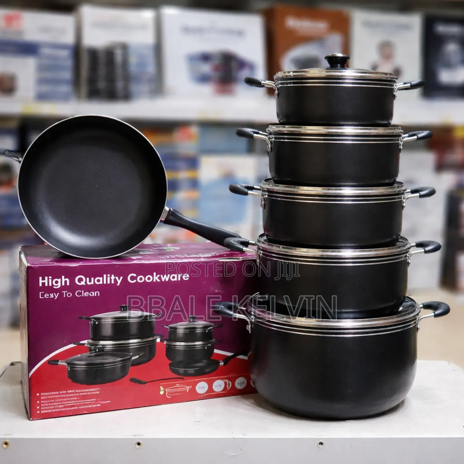 6 Piece Classic Non-Sticky Pans