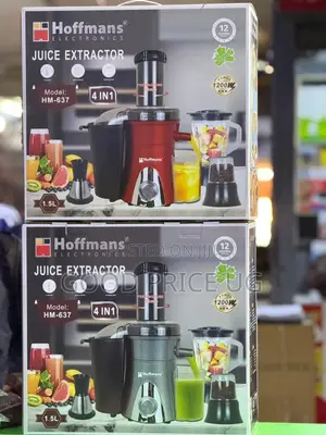 Hoffmans 4-in-1 Juice Extractor (Model Hm-637).