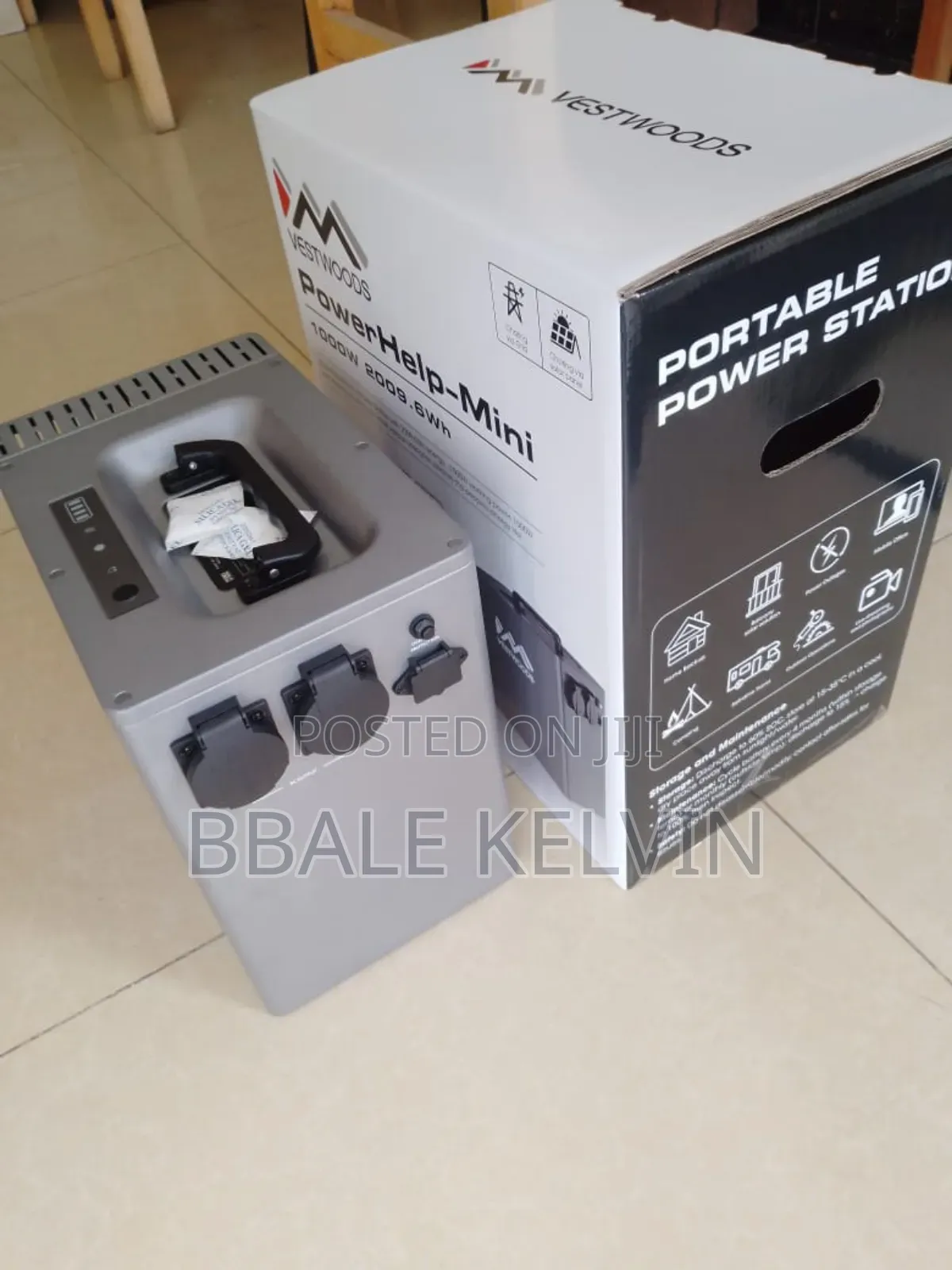 Vestwoods 1000w Portable Power Station - Powers Home Appliances
