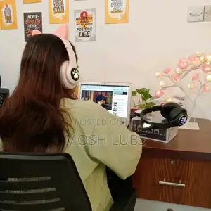 Dance to Ghe Beat Cat Ear Headphones