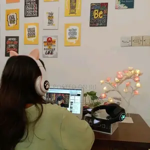 Dance to Ghe Beat Cat Ear Headphones