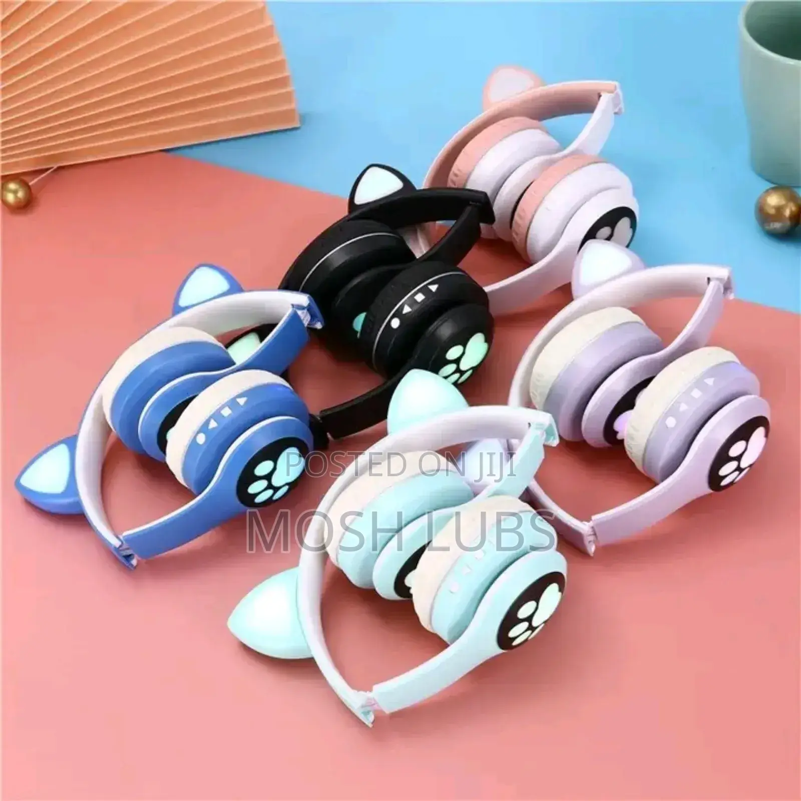 Dance to Ghe Beat Cat Ear Headphones