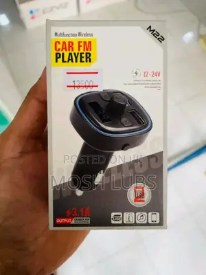 5 in 1 Car Fm Radio Transmitter, Charger,Sd Card,Flash Disk 