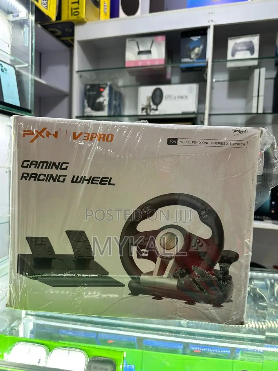 PXN V3 Pro Gaming Steering Wheel With Pedal