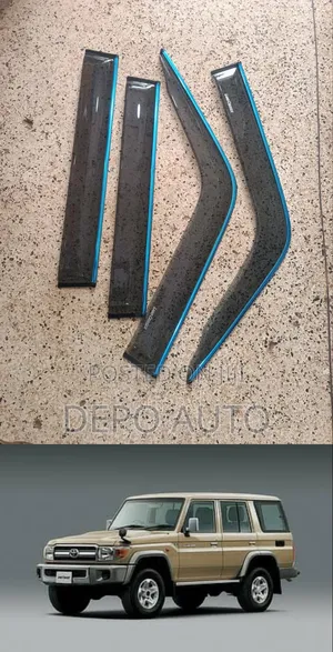 Rain Guards L/C Fj70 (Hard Top)