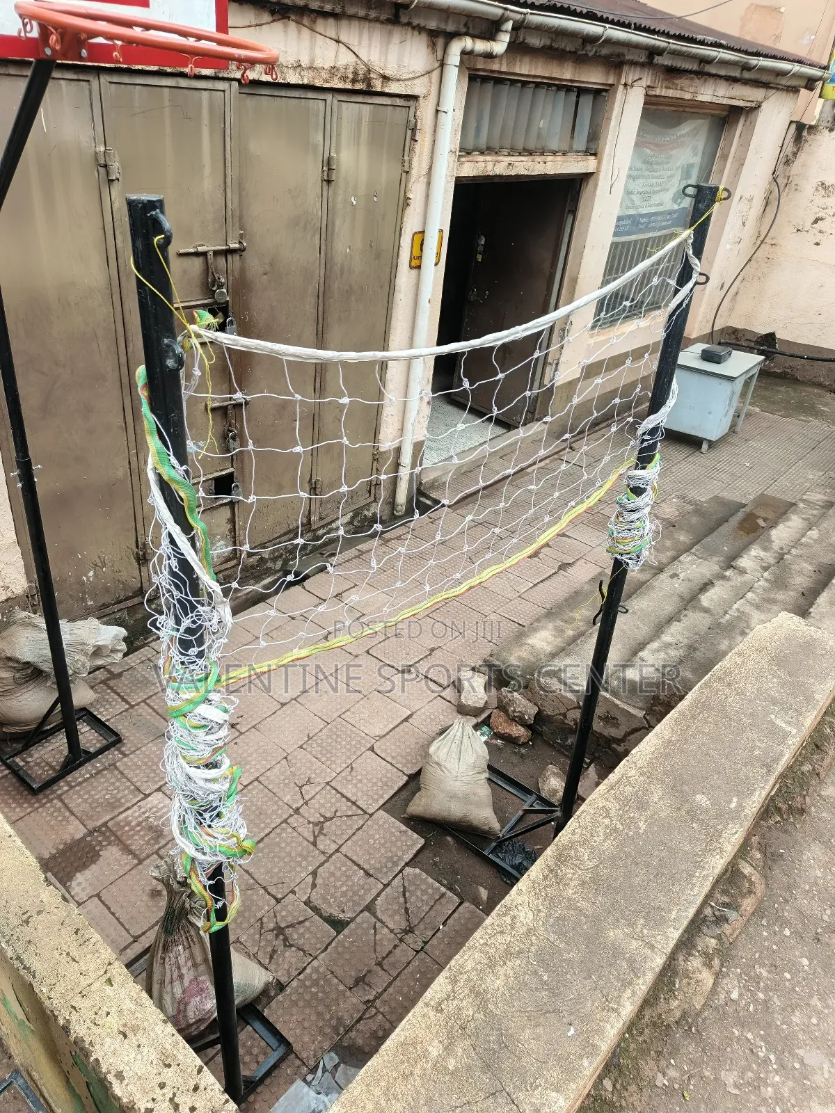 Goal Post Net Ball With Net Original Material