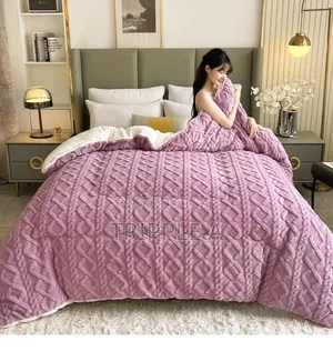 4pcs Fleece Duvet Set