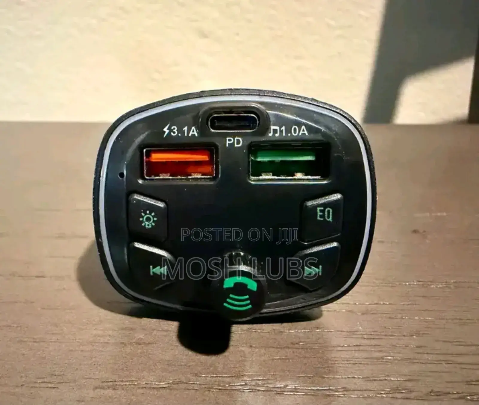 Car Fm Transmitter, Charger and Bluetooth